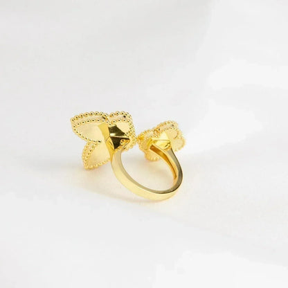 [⭐⭐JeweliWhal]GLÜCK ZWISCHEN DEN FINGERN RING