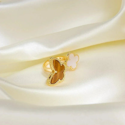 [⭐⭐JeweliWhal]GLÜCK ZWISCHEN DEN FINGERN RING