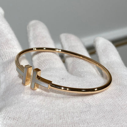 [JeweliWhal]T BRACELET 1.8MM MOP PINK GOLD
