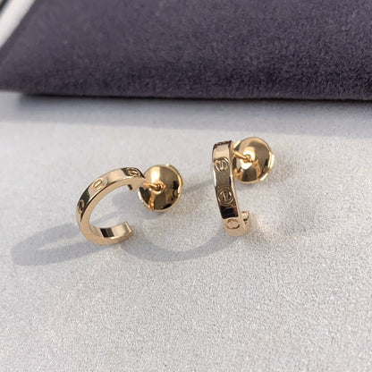 [⭐⭐JeweliWhal]LIEBES-OHRRINGE 2,65 MM ROSÉGOLD