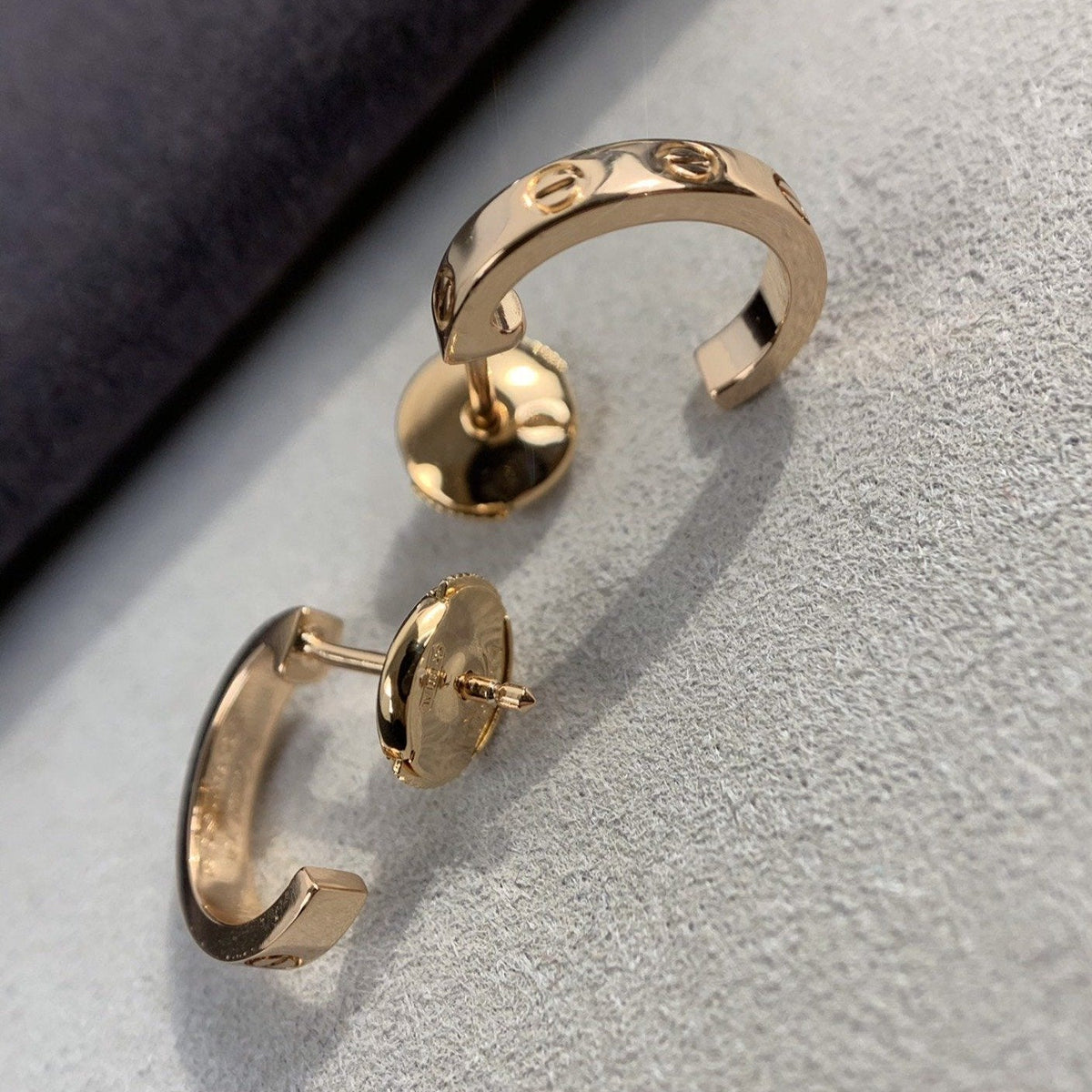 [⭐⭐JeweliWhal]LIEBES-OHRRINGE 2,65 MM ROSÉGOLD