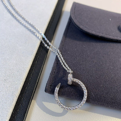 [⭐⭐JeweliWhal]JUSTE NECKLACE SILVER DIAMONDS