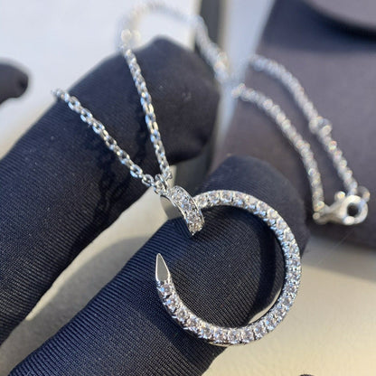 [⭐⭐JeweliWhal]JUSTE NECKLACE SILVER DIAMONDS