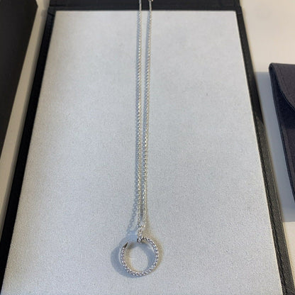 [⭐⭐JeweliWhal]JUSTE NECKLACE SILVER DIAMONDS