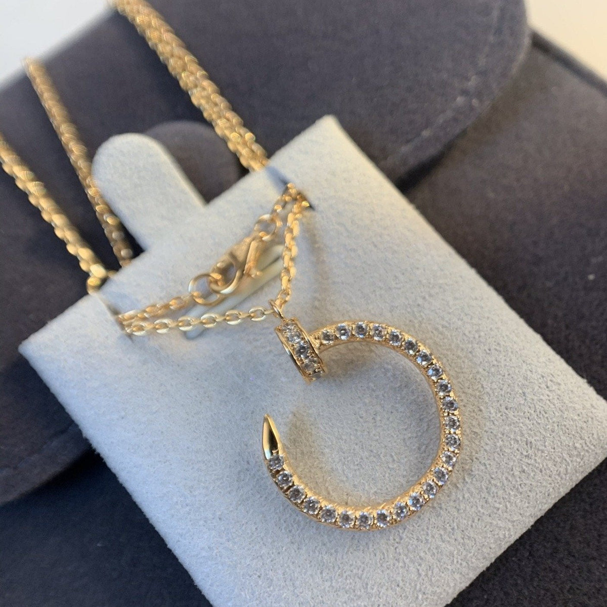 [⭐⭐JeweliWhal]JUSTE NECKLACE PINK GOLD DIAMONDS