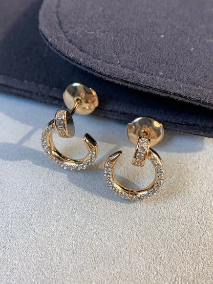 [⭐⭐JeweliWhal]JUSTE EARRINGS GOLD DIAMONDS