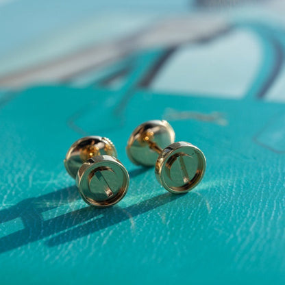[⭐⭐JeweliWhal]LIEBES-OHRRINGE ROSÉGOLD 10MM