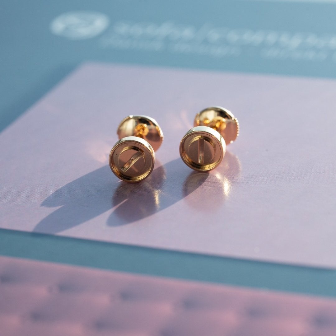 [⭐⭐JeweliWhal]LIEBES-OHRRINGE ROSÉGOLD 10MM