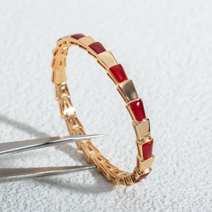[⭐⭐JeweliWhal]SERPENTI BRACELET PINK GOLD RUBELLITE