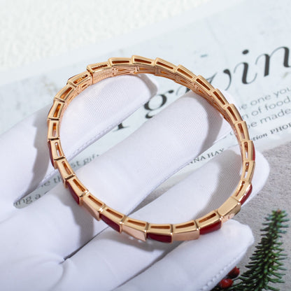 [⭐⭐JeweliWhal]SERPENTI BRACELET PINK GOLD RUBELLITE