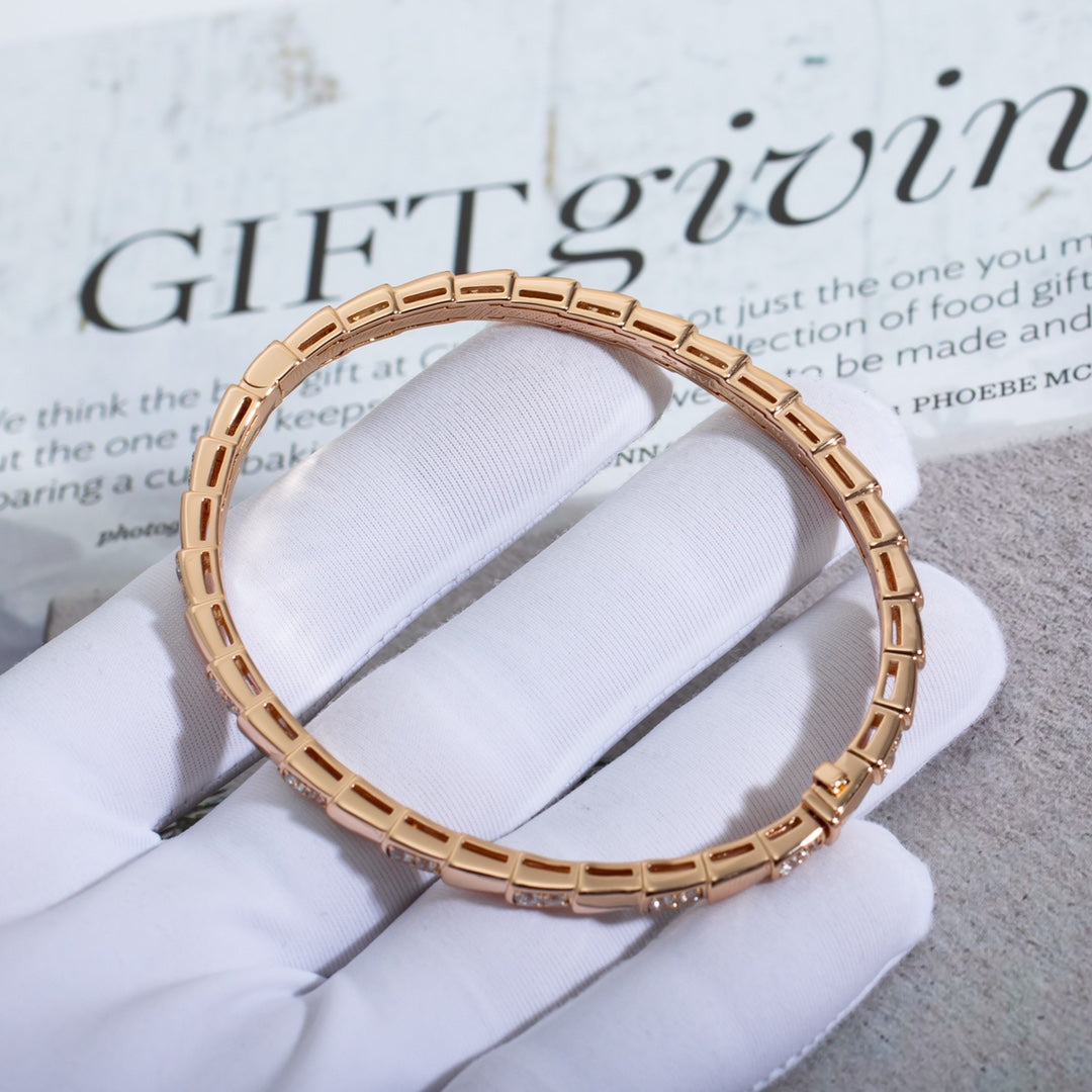 [⭐⭐JeweliWhal]SERPENTI ARMBAND ROSÉGOLD DIAMANT