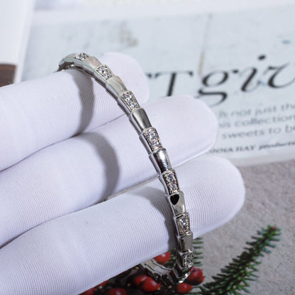 [⭐⭐JeweliWhal]SERPENTI ARMBAND SILBER DIAMANT