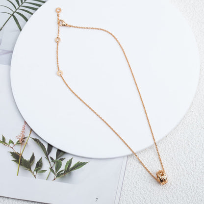 [⭐⭐JeweliWhal]PARENTESI NECKLACE PINK GOLD