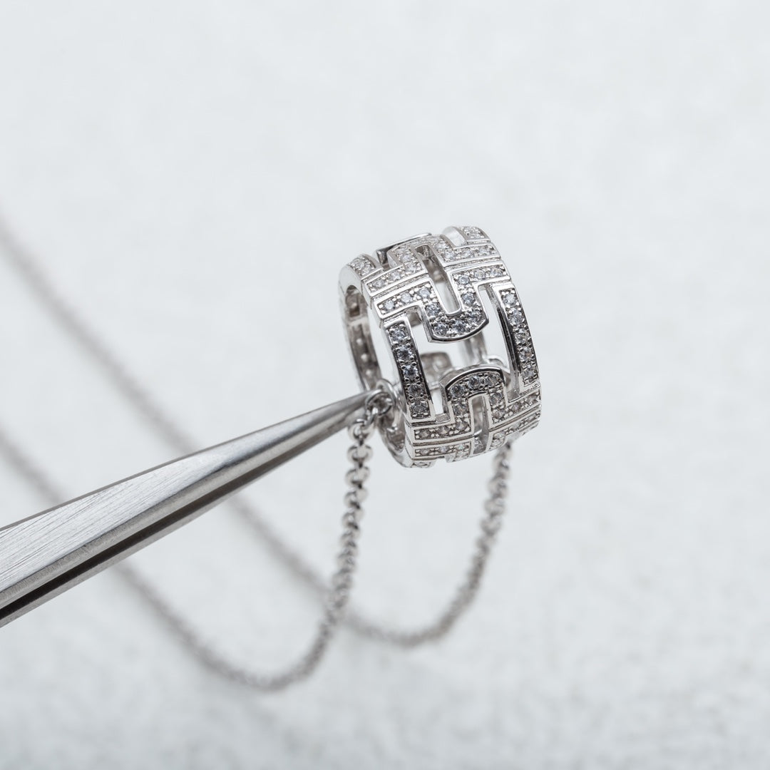 [⭐⭐JeweliWhal]PARENTESI HALSKETTE SILBER DIAMANT