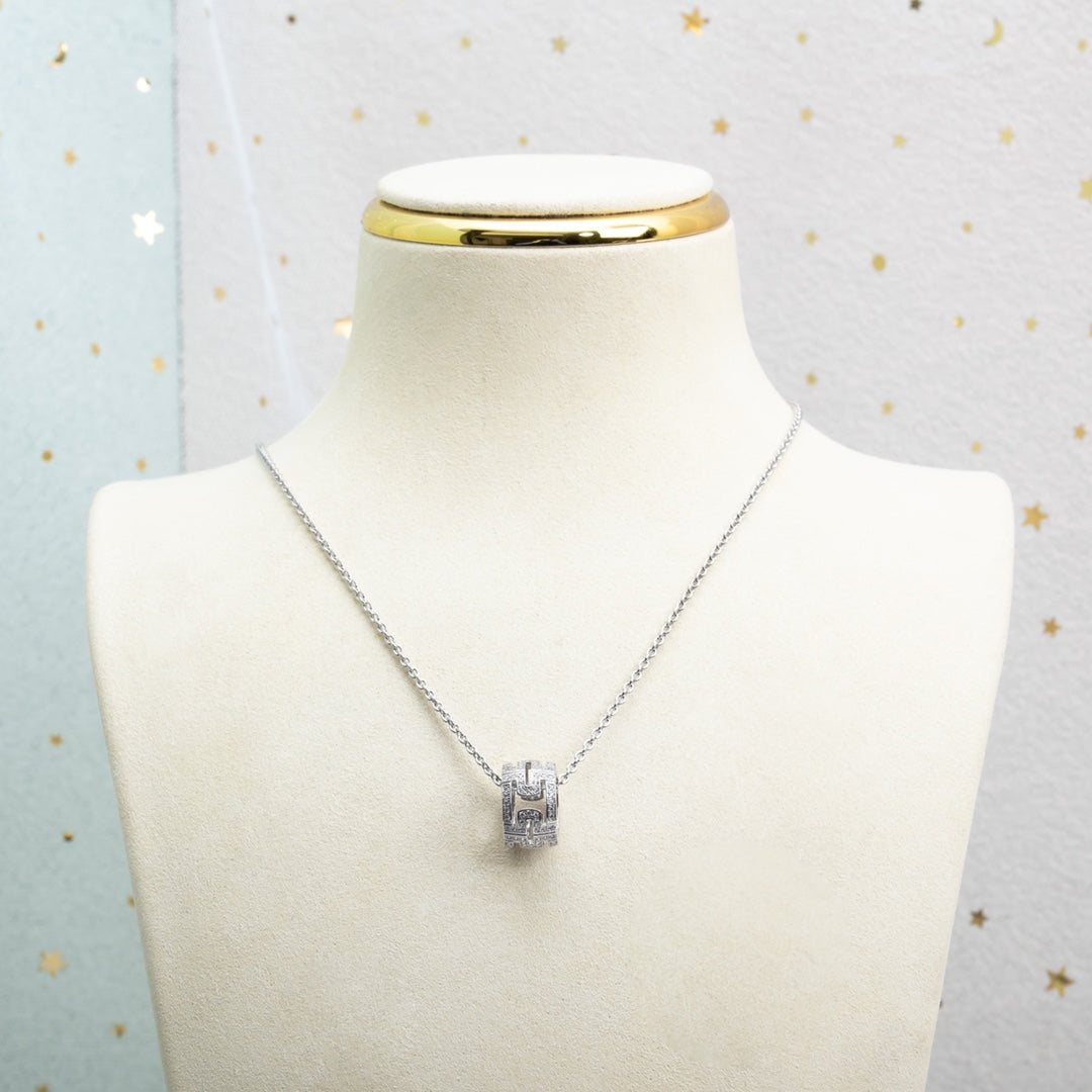 [⭐⭐JeweliWhal]PARENTESI HALSKETTE SILBER DIAMANT