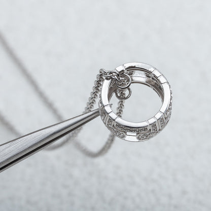 [⭐⭐JeweliWhal]PARENTESI HALSKETTE SILBER DIAMANT