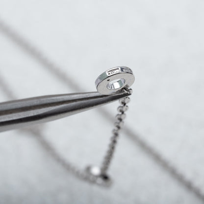 [⭐⭐JeweliWhal]PARENTESI HALSKETTE SILBER DIAMANT