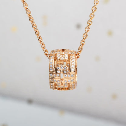 [⭐⭐JeweliWhal]PARENTESI NECKLACE PINK GOLD DIAMOND