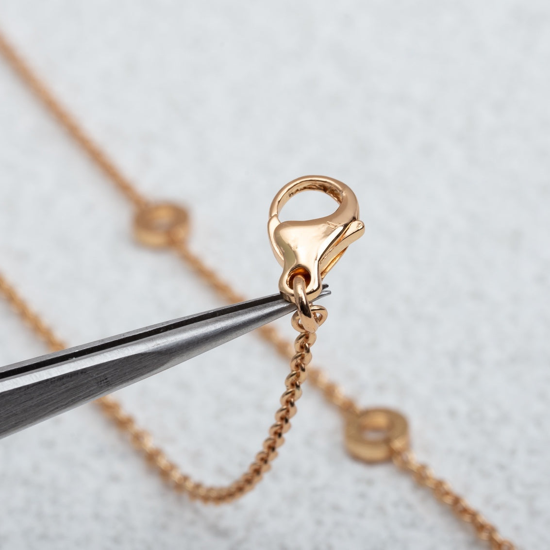 [⭐⭐JeweliWhal]PARENTESI NECKLACE PINK GOLD DIAMOND