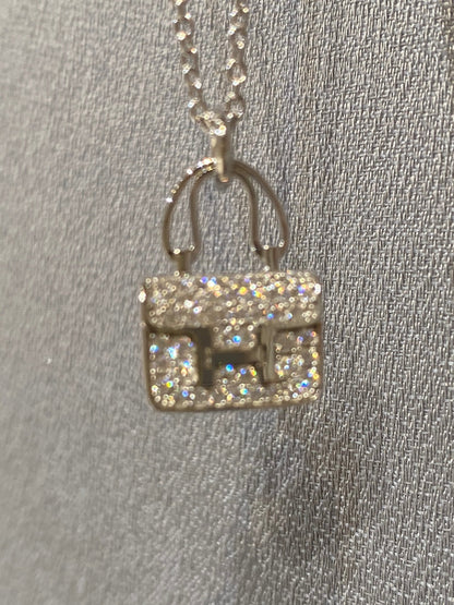[⭐⭐JeweliWhal]CONSTANCE PEDANT DIAMOND NECKLACE