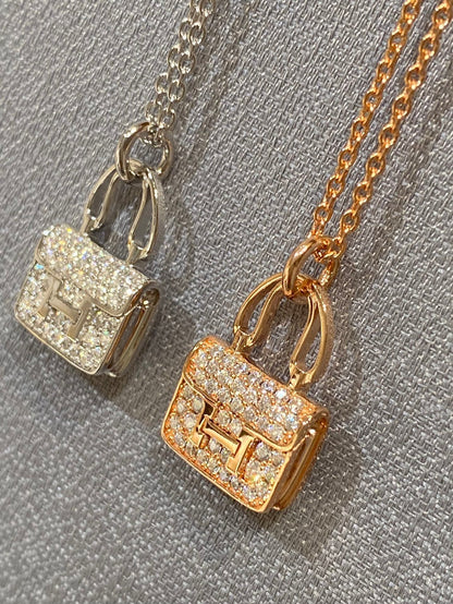 [⭐⭐JeweliWhal]CONSTANCE PEDANT DIAMOND NECKLACE