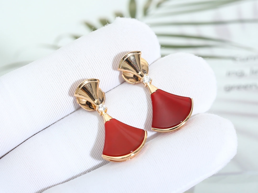[⭐⭐JeweliWhal]DREAM KARNELIAN ROSÉGOLD OHRRINGE