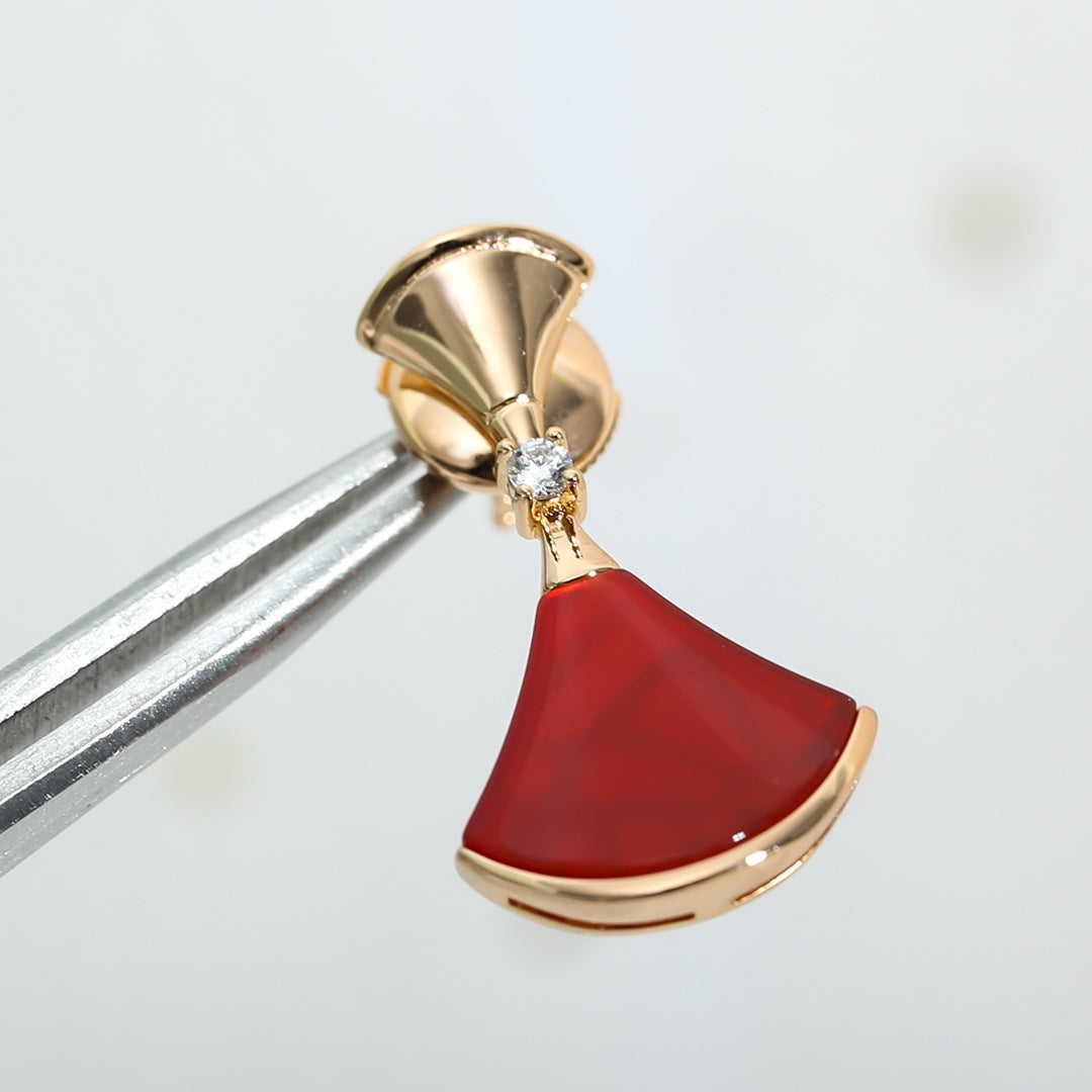 [⭐⭐JeweliWhal]DREAM KARNELIAN ROSÉGOLD OHRRINGE