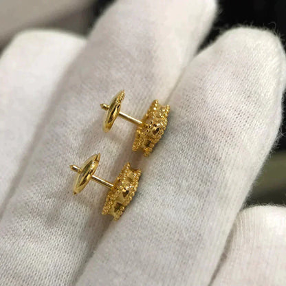 [⭐⭐JeweliWhal]CLOVER MINI 9.5MM MALACHITE  EARRINGS
