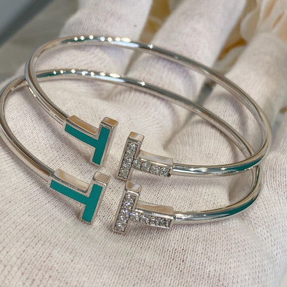[JeweliWhal]T BRACELET 1.8MM TURQUOISE DIAMOND