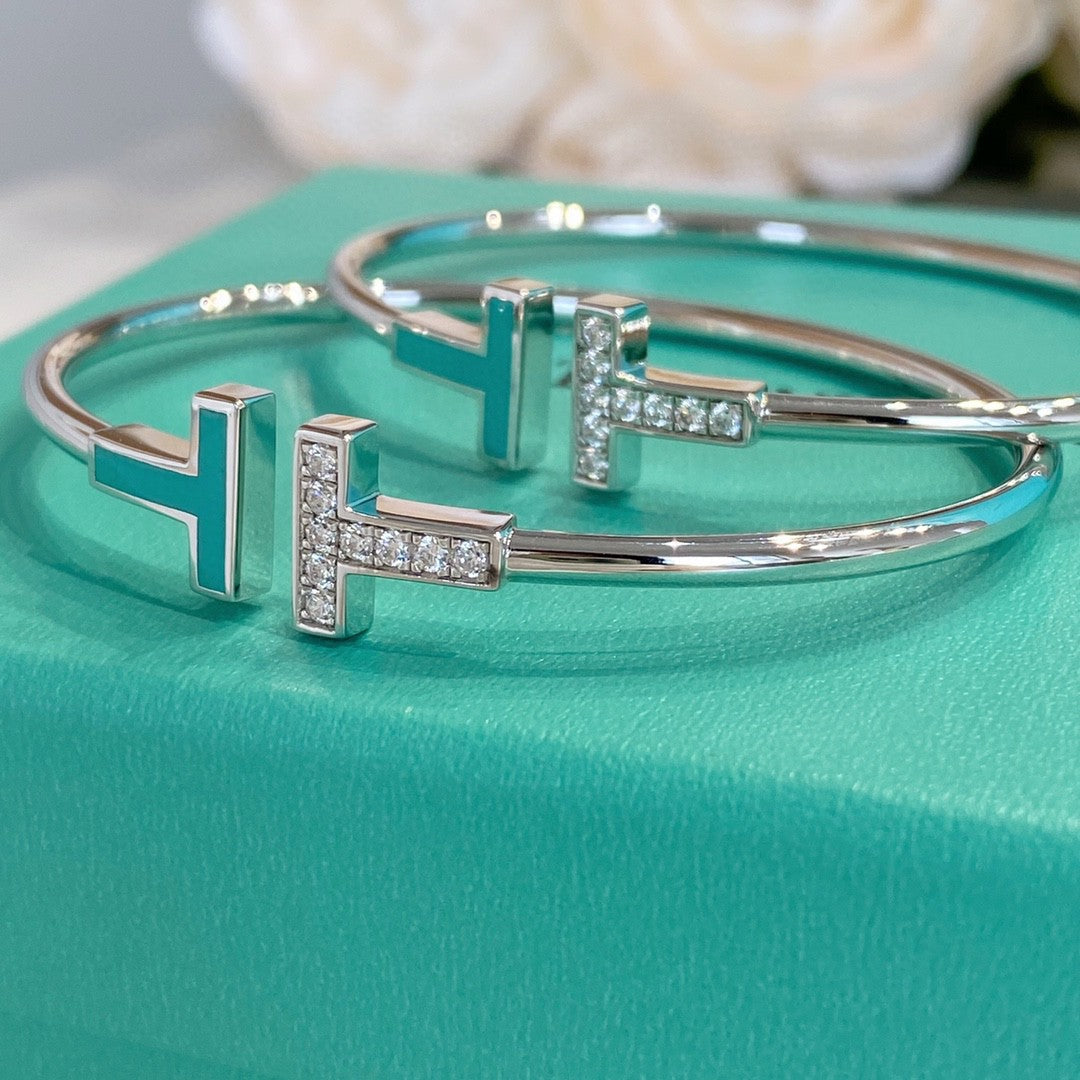 [JeweliWhal]T BRACELET 1.8MM TURQUOISE DIAMOND