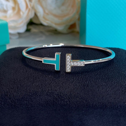 [JeweliWhal]T BRACELET 1.8MM TURQUOISE DIAMOND
