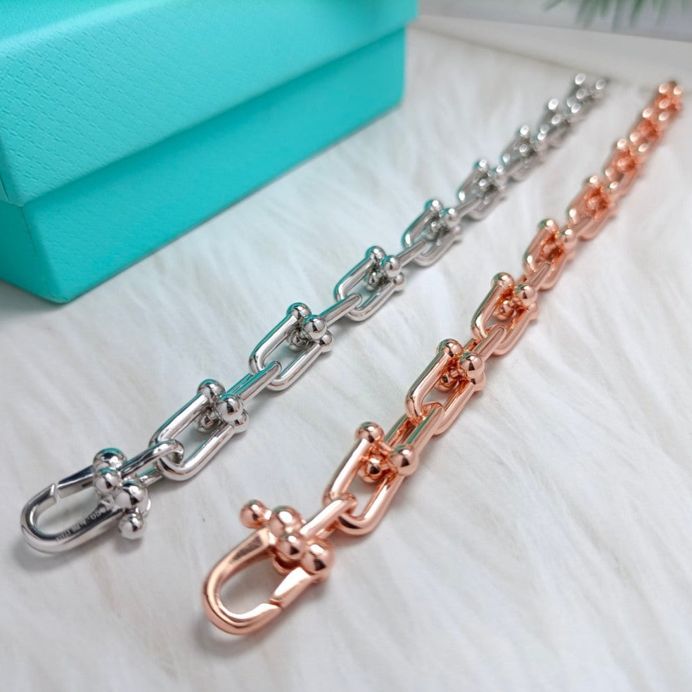 [JeweliWhal]HARDWEAR BRACELET PINK GOLD AND SILVER