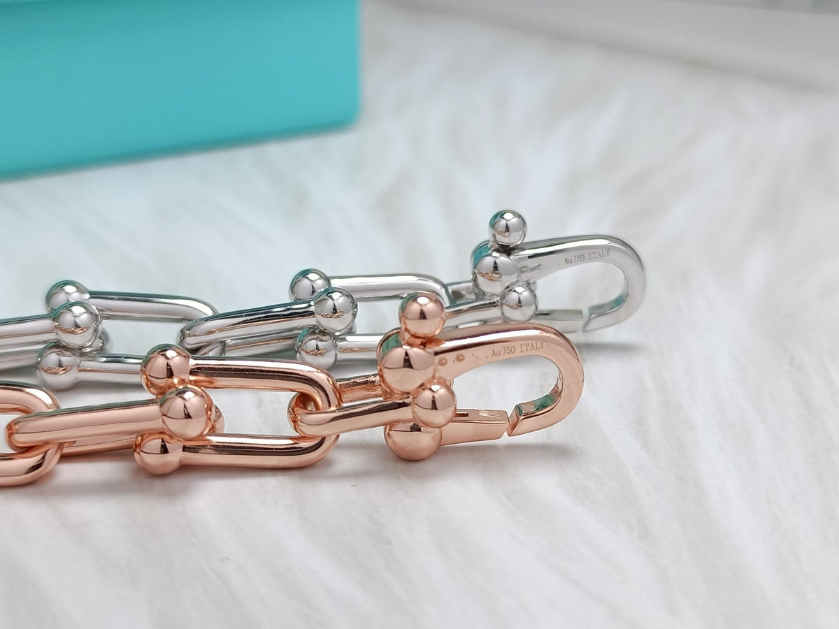 [JeweliWhal]HARDWEAR BRACELET PINK GOLD AND SILVER