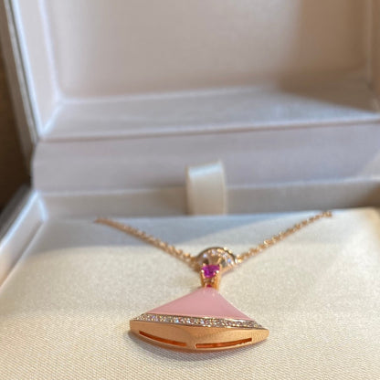 [⭐⭐JeweliWhal]TRAUM-HALSKETTE ROSA OPAL