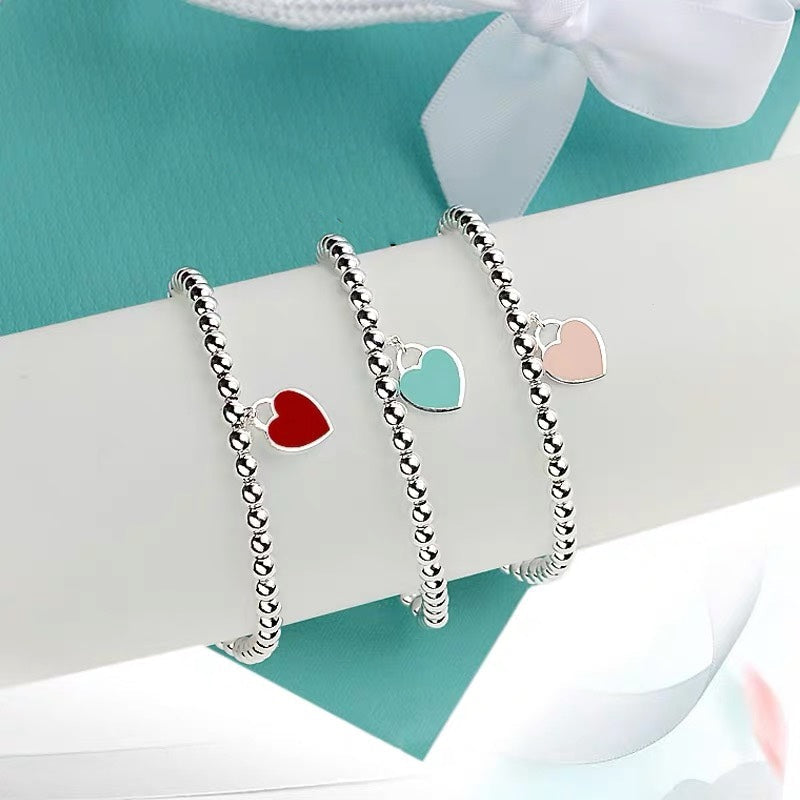 [JeweliWhal]MINI HEART BRACELET SILVER