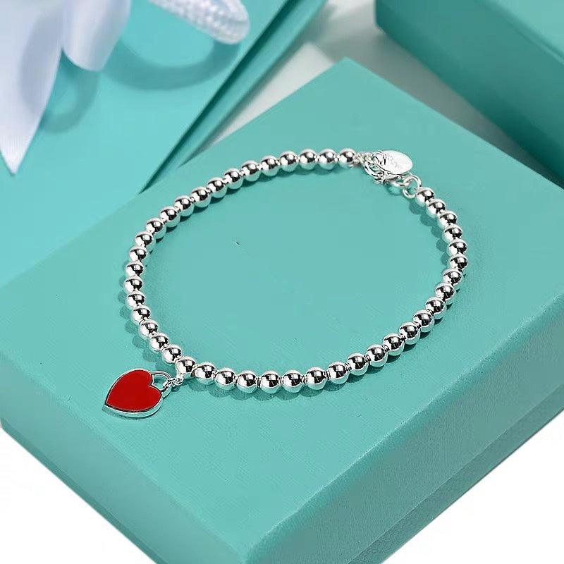 [JeweliWhal]MINI HEART BRACELET SILVER