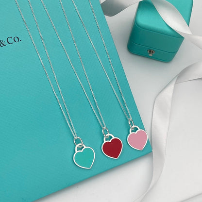 [JeweliWhal]HEART PEDANT SILVER NECKLACE