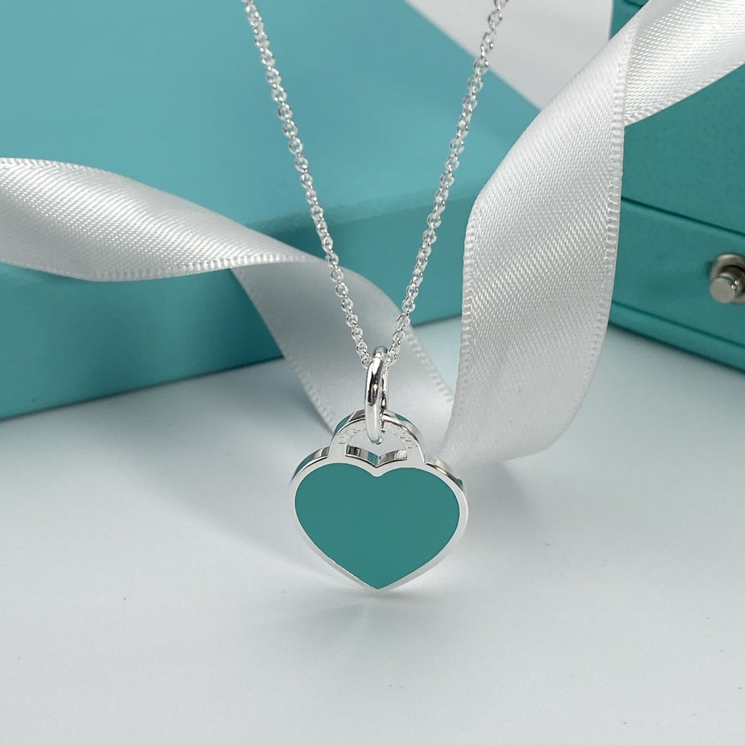 [JeweliWhal]HEART PEDANT SILVER NECKLACE