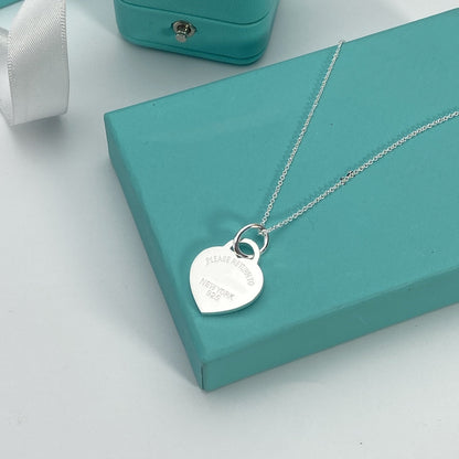 [JeweliWhal]HEART PEDANT SILVER NECKLACE