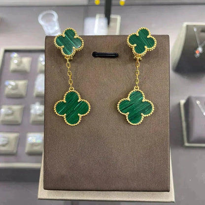 [⭐⭐JeweliWhal]CLOVER 2 MOTIVE OHRRINGE (MEHRERE AUSWAHLMÖGLICHKEITEN)