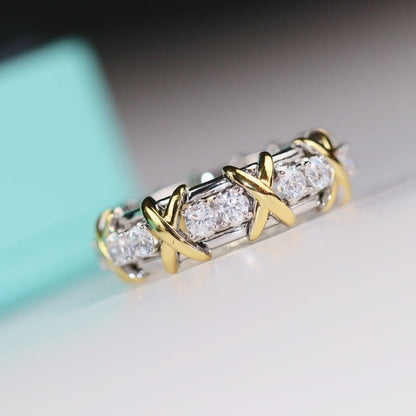 [JeweliWhal]SIXTEEN STONE RING GOLD