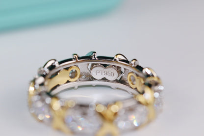 [JeweliWhal]SIXTEEN STONE RING GOLD