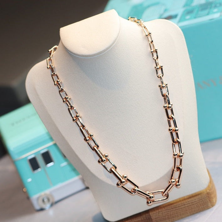 [JeweliWhal]HARDWEAR LINK GOLD NECKLACE