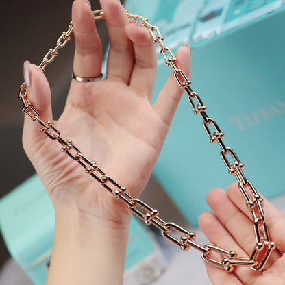 [JeweliWhal]HARDWEAR LINK GOLD NECKLACE