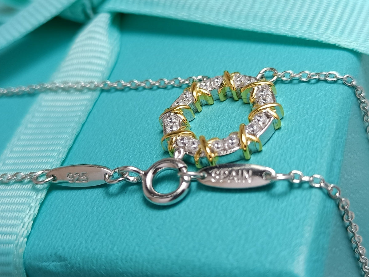 [JeweliWhal]SIXTEEN STONE NECKLACE GOLD
