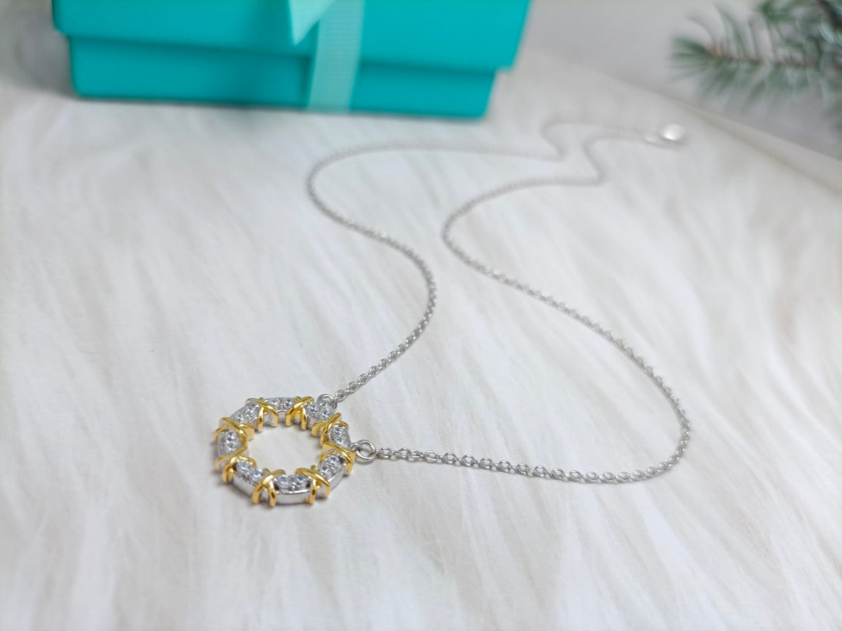 [JeweliWhal]SIXTEEN STONE NECKLACE GOLD