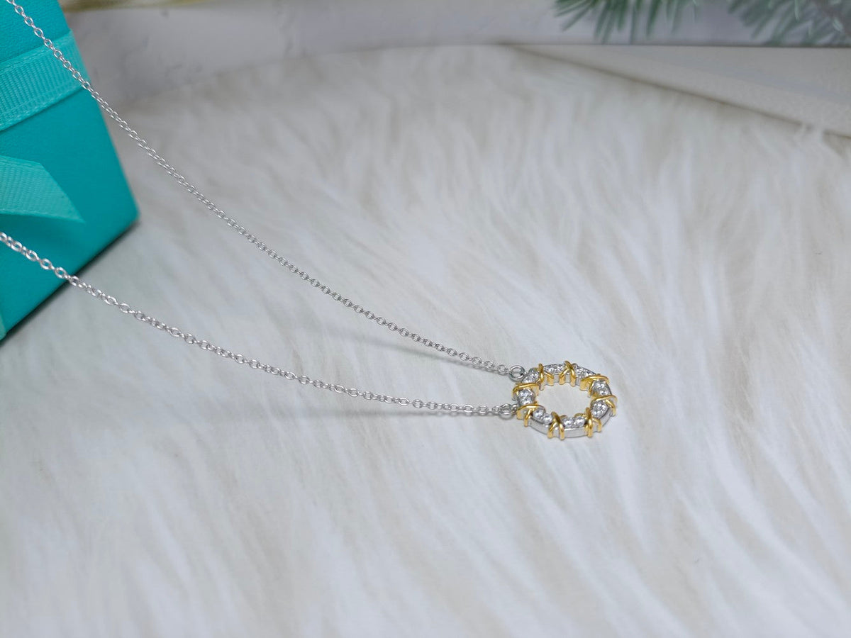 [JeweliWhal]SIXTEEN STONE NECKLACE GOLD
