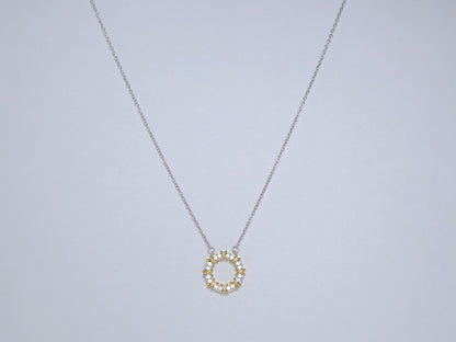[JeweliWhal]SIXTEEN STONE NECKLACE GOLD