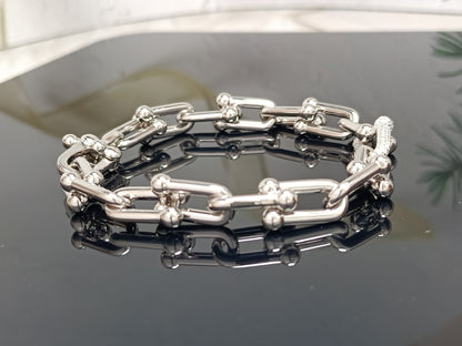 [JeweliWhal]HARDWEAR BRACELET PINK GOLD AND SILVER DIAMOND
