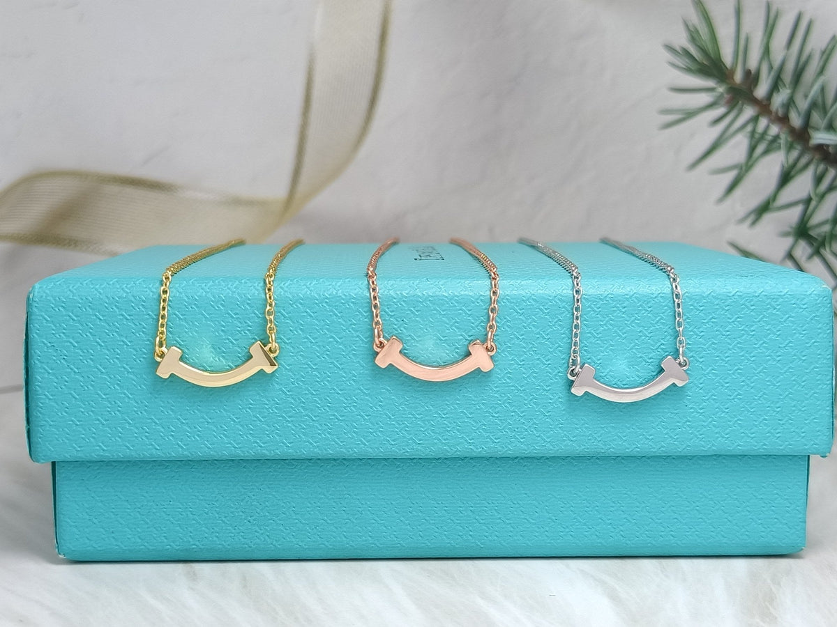 [JeweliWhal]MINI SMILE PEDANT NECKLACE